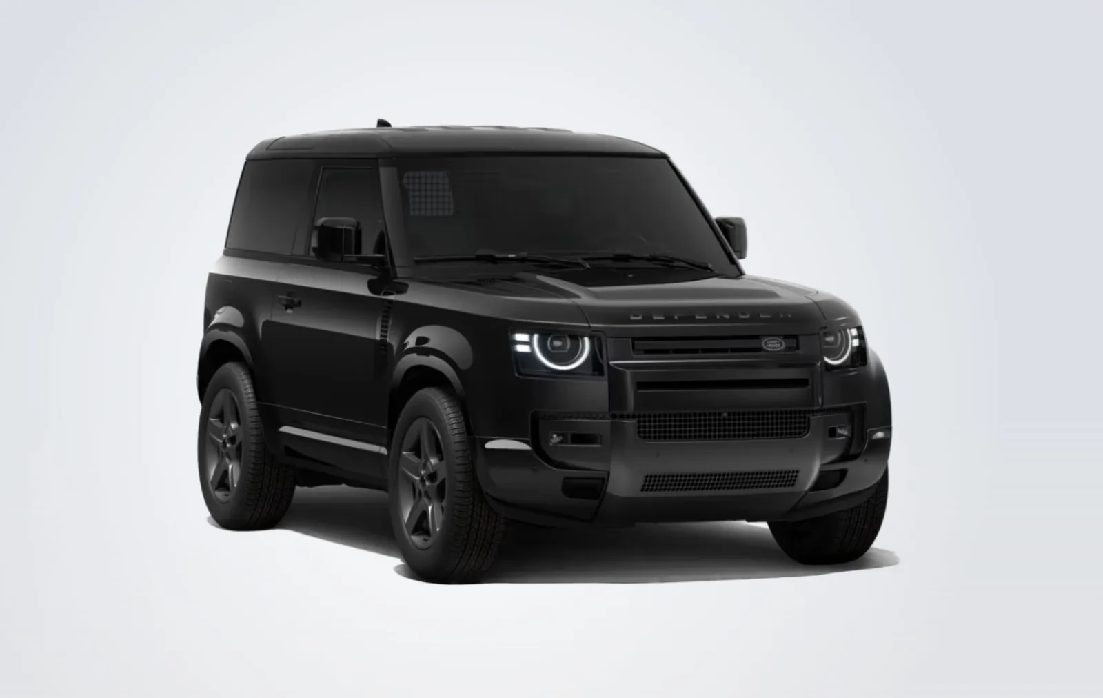 Defender 90 Hard Top &mdash; vue 3/4 avant