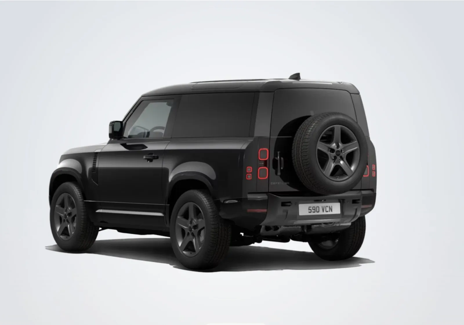 Defender 90 Hard Top &mdash; vue 3/4 arri&egrave;re