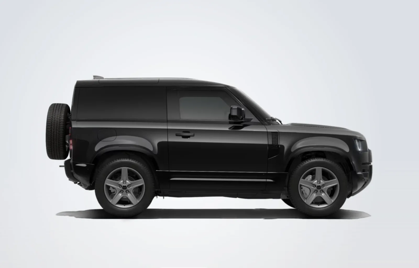 Defender 90 Hard Top &mdash; profil droit