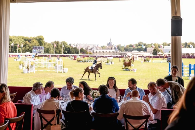 D&eacute;jeuner VIP sur un concours &eacute;questre international